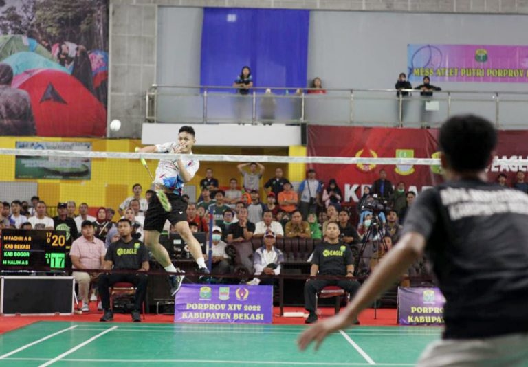 Pebulu Tangkis Kabupaten Bogor Kalahkan Atlet Bekasi di Final Porprov Jabar