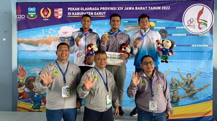 Tim Renang Kabupaten Bogor Mendulang Empat Medali Emas