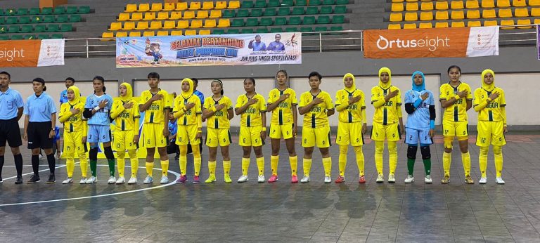 Porprov Jabar 2022: Tim Futsal Putri Kabupaten Bogor Melaju ke Final