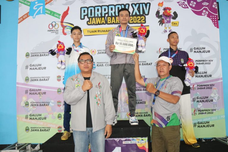 Tampil Fantastis, Tim Wushu Kabupaten Bogor Kembali Sabet Medali Emas