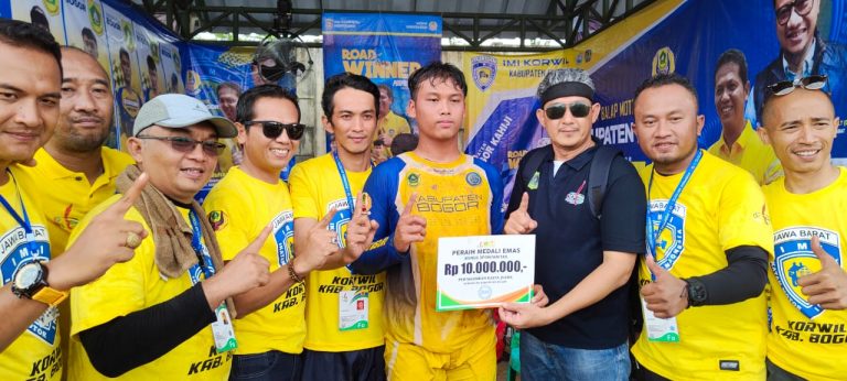 Ngacir, Tim Balap Motor Kabupaten Bogor Raih Medali Emas