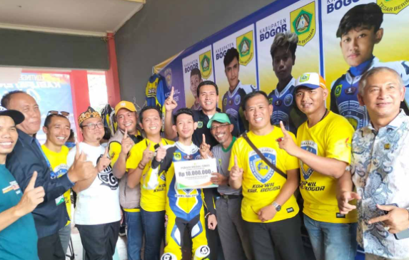 Porprov Jabar 2022 : Balap Motor Kabupaten Bogor Raih Dua Emas