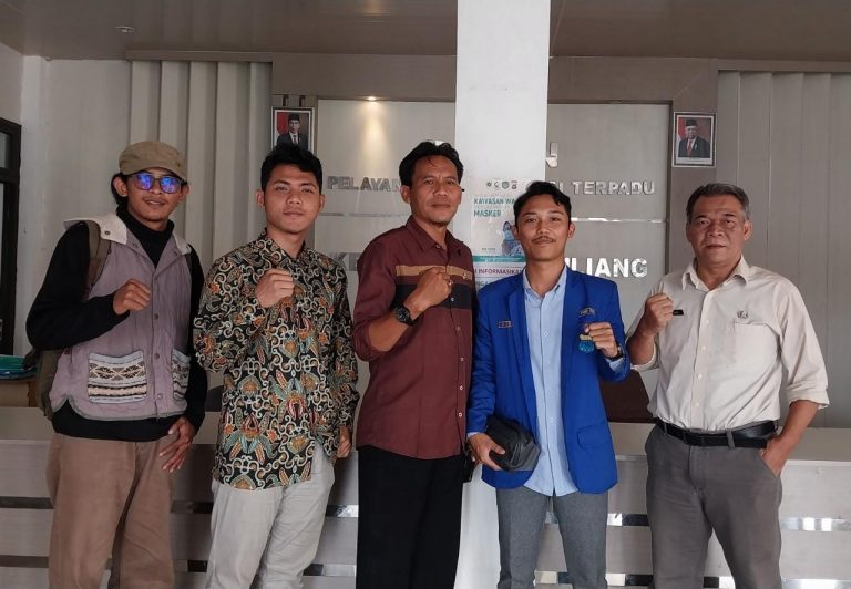 Jalin Sinergitas, PMII IUQI Bogor Silaturahmi ke Kantor Kecamatan Leuwiliang