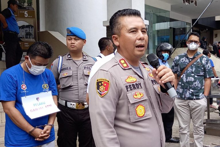 Polresta Bogor Kota Ringkus Pelaku Pengganjal Mesin ATM