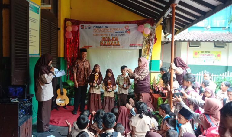 Memperingati Bulan Bahasa, SDN Empang Kota Bogor Adakan Kegiatan