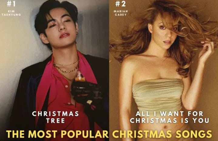 Susul Mariah Carey, Christmas Tree V BTS Jadi Lagu Natal Paling Terpopuler di Spotify