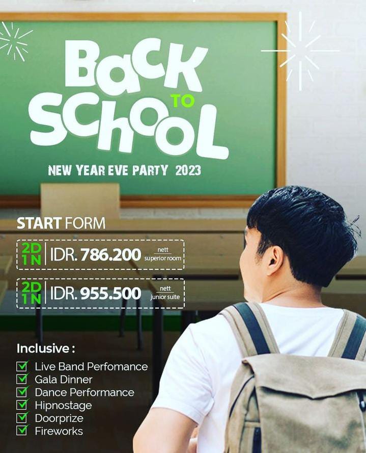 Spesial Akhir Tahun, Agria Hotel Bogor Adakan Event “Back To School New Year Eve Party”