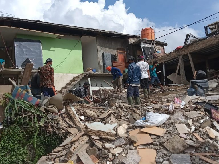 Sebanyak 163 Rumah di Bogor Luluhlantah Akibat Gempa Cianjur