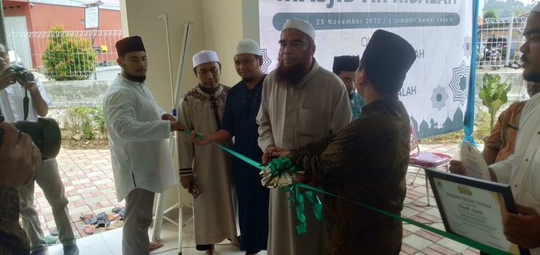 Peltu Asep Saripudin Mengawal Peresmian Masjid di Kelurahan Situgede