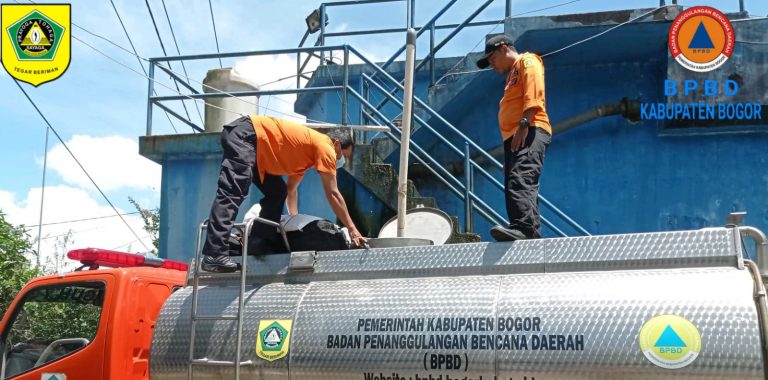 BPBD Kabupaten Bogor Kirim Air Bersih untuk Pengungsi Korban Gempa Cianjur