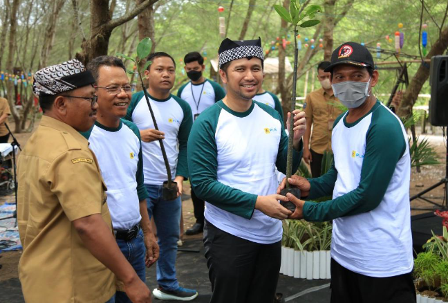 PLN Tanam 5.000 Bibit Mangrove di KEE Teluk Panggang Jawa Timur