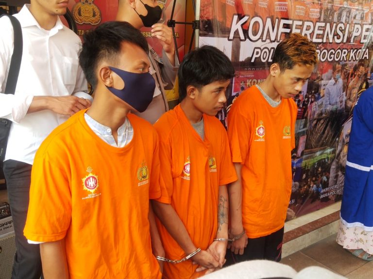 Komplotan Pelaku Curanmor Diringkus di Bogor, Nih Tampangnya