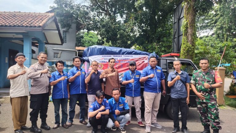 Pendistribusian Bantuan untuk Korban Gempa Cianjur, Dipantau Peltu Selamet Hariadi
