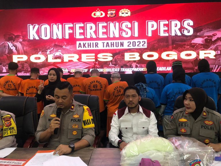 Polres Bogor Catat Kasus Kriminalitas Naik hingga 31 Persen Sepanjang 2022