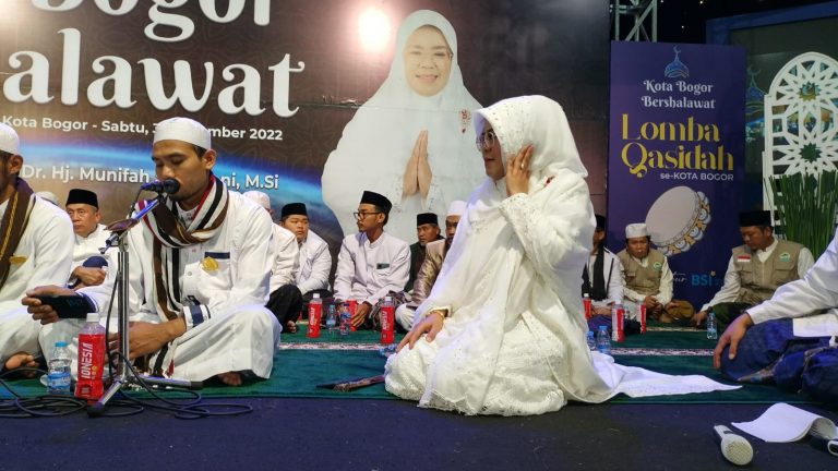 Sambut Pergantian Tahun, Sholawat untuk Nabi Muhammad Menggema di Kota Bogor