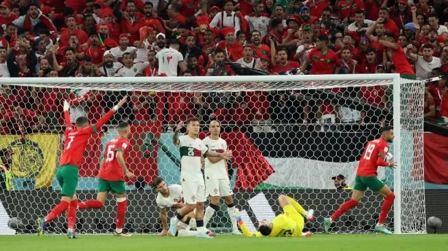 Babak Pertama Maroko vs Portugal: Skor 1-0