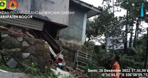 Pergeseran Tanah di Sukamakmur Bogor, 5 Rumah Rusak
