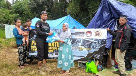 PEKA Kota Bogor saat Menyalurkan Bantuan untuk Korban Gempa Cianjur, Minggu 4 Desember 2022. (Irfan/Bogordaily.net)
