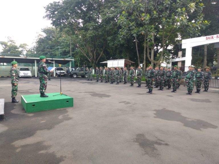 Kodim 0606 Kota Bogor Gelar Apel Senin di Lapangan Makodim