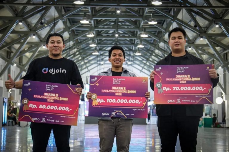 Sukses Digelar, Ini Juara Pahlawan Digital UMKM 2022