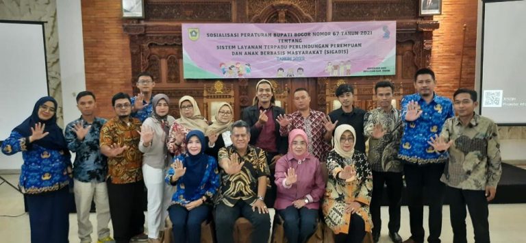 Sosialisasi Peraturan Bupati Bogor Nomor 67 Tahun 2021 Tentang Sistem Layanan Terpadu Perlindungan Perempuan Dan Anak Berbasis Masyarakat Tahun 2022