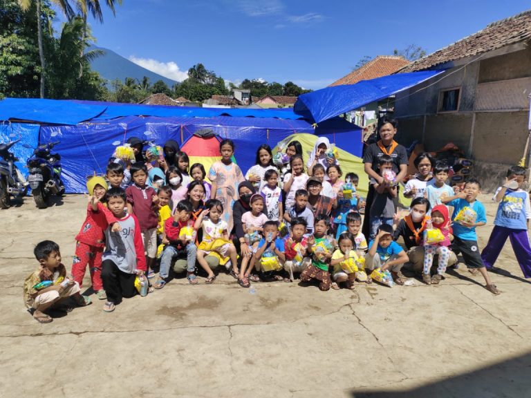 Wapalapa Unpak, Berikan Trauma Healing kepada Anak-Anak Korban Gempa Cianjur