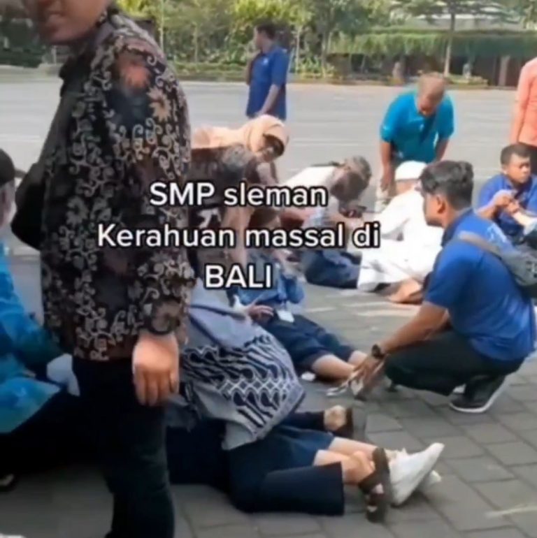 Viral Siswa SMP Kesurupan Massal di Bali
