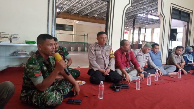 
 Koptu Suryanto Saat Menghadiri Kegiatan Rapat Persiapan Haul Magfurlah KH TB Muhammad Falak Abbas ke 51, Kamis, 15 Desember 2022. (Istimewa/Bogordaily.net)