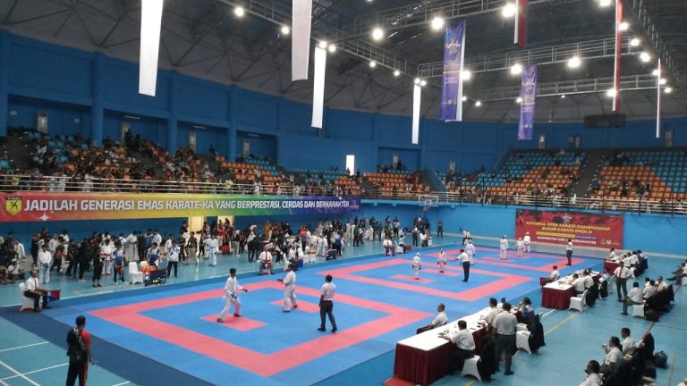 Ribuan Peserta Antusias Ikuti Bogor Karate Open IX di GOR Pakansari