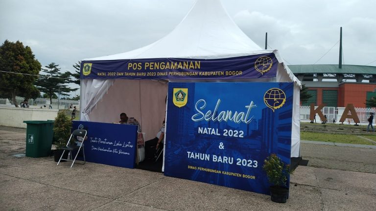 Dishub Kabupaten Bogor Buka Posko Pengamanan Nataru di Stadion Pakansari