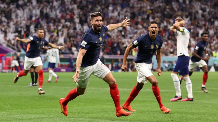 Hasil Inggris Vs Prancis di Piala Dunia 2022, Prancis Pastikan Tempat di Semifinal