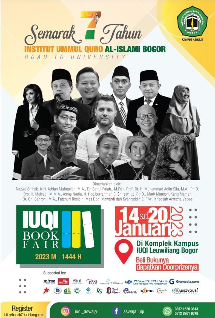 Semarak 7 Tahun, IUQI Bogor Gelar Book Fair