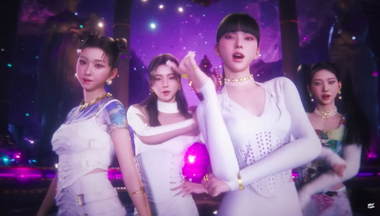 Layaknya Idol Asli, Girlgrup AI MAVE Debut di Show Music Core
