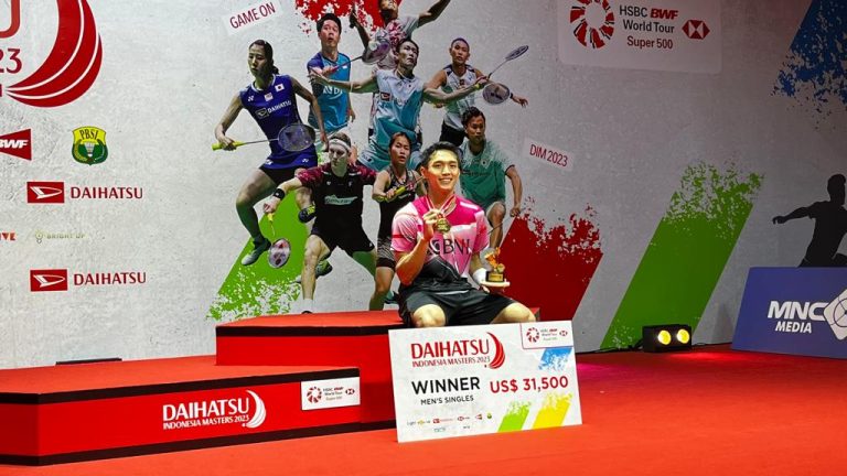 Jonatan Christie Raih Juara di Final Daihatsu Indonesia Masters 2023