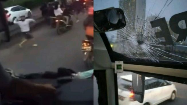 Bus Persis Solo Dilempari Batu usai Laga Lawan Persita Tangerang, Pelaku Ditangkap