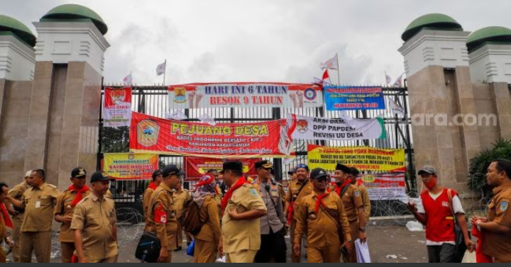 Demo DPR, Ini Tuntutan Perangkat Desa Se-Indonesia