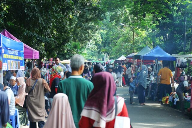 Dikeluhkan Warga, Satpol PP Kota Bogor Bakal Pindahkan Pasar Kaget Taman Heulang Disini