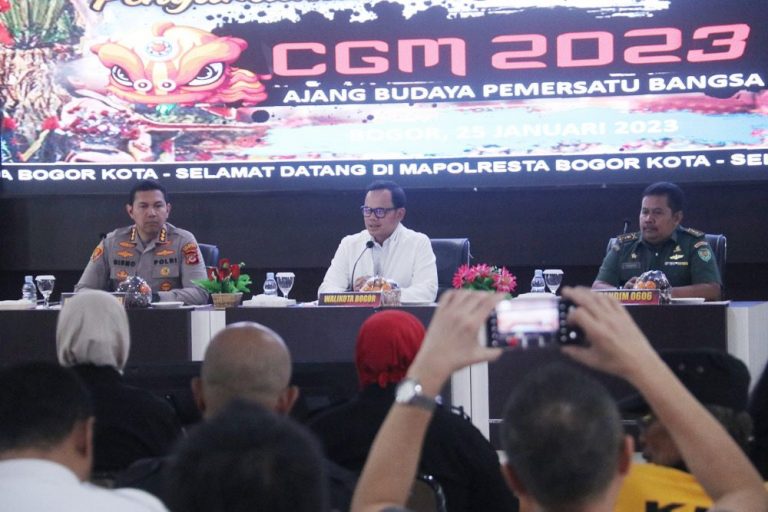 Polresta Bahas Pengamanan Bogor Street Festival CGM 2023