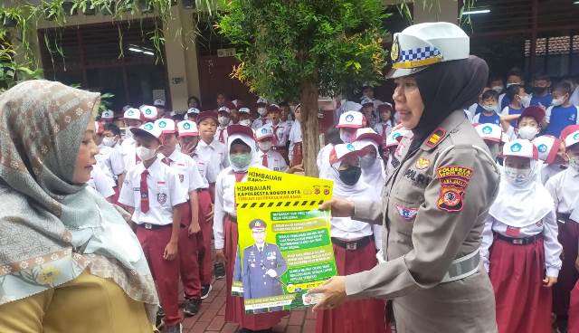 Satlantas Polresta Bogor Kota Gelar Traffic Police Goes to School