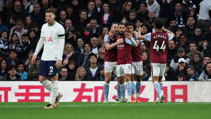 Hasil Liga Inggris: Tottenham vs Aston Villa Skor 0-2