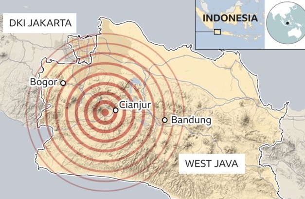 Gempa Hari Ini Mengguncang Cianjur, BMKG: Magnitudo 4.3