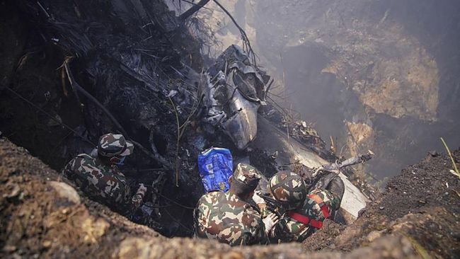 Satu Korban Pesawat Jatuh Yeti Airlines di Nepal Masih Dicari