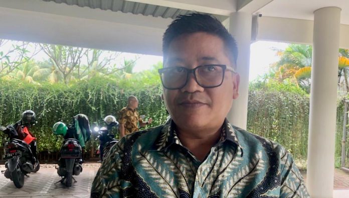 Direktur Utama Pasar Tohaga, Haris Setiawan saat ditemui di kawasan Sentul, Kecamatan Babakan Madang, Kabupaten Bogor.