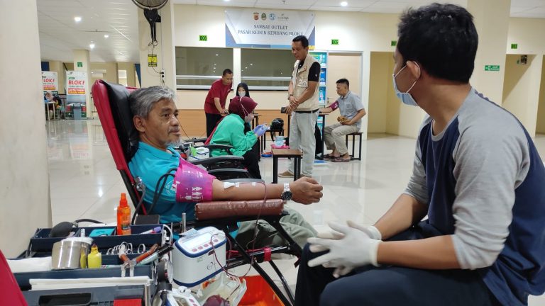 Gandeng PDDI, Pasar Pakuan Jaya Kembali Gelar Donor Darah