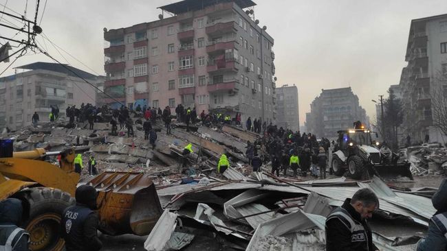 Update Gempa Turki: Korban Tewas 5.021 Orang