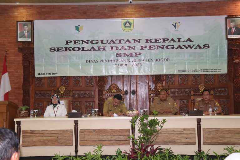 Pemkab Minta Kepsek SMP se-Kabupaten Bogor Optimalkan Kurikulum Merdeka