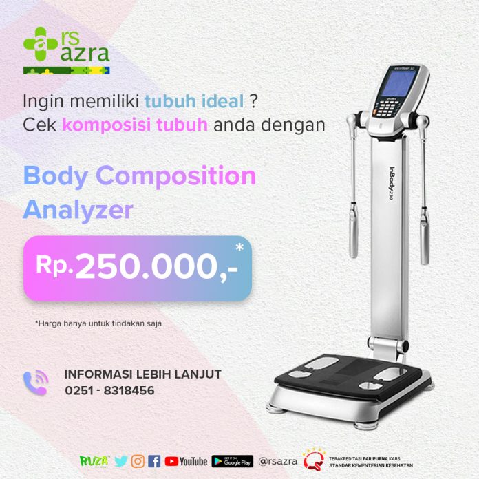 RS Azra Bogor menyediakan layanan Body Composition Analyzer