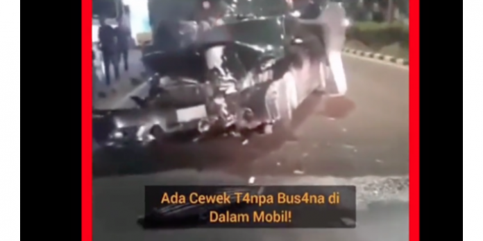 Bawa Cewek Tanpa Busana, Kecelakaan Mobil Dinas DPRD Jambi Viral