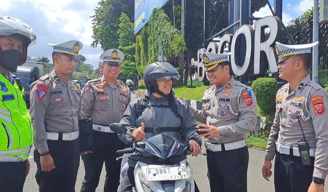 Cara Ampuh Satlantas Polresta Bogor Kota Tekan Angka Kecelakaan