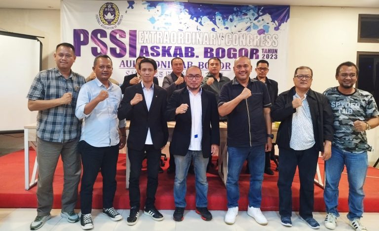 Asprov PSSI Jabar Sahkan Komite Eksekutif Asosiasi PSSI Kabupaten Bogor